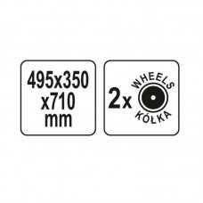 YATO Troler pentru scule, 495x350x710mm..